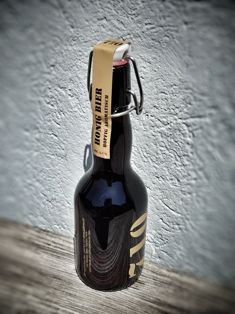 Flasche Honig Bier